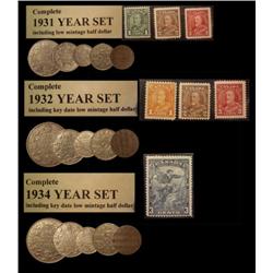 1931-34 Canada Year Sets