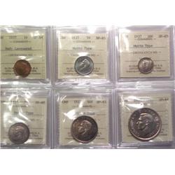 1937 Canada Specimen Set -ICCS SP64/65