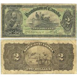 1897 Dominion of Canada $2-CCGS VG8