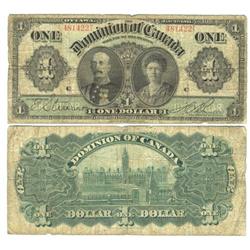 1911 Dominion of Canada $1 - VG