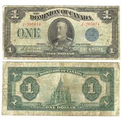 1923 Dominion of Canada $1-VG