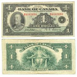 1935 Bank of Canada $1-VG+