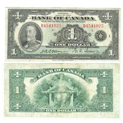 1935 Bank of Canada $1-Fine