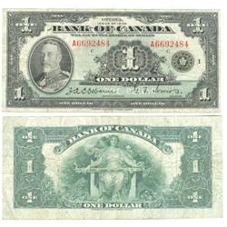 1935 Bank of Canada $1-Fine+