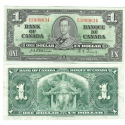 1937 Bank of Canada $1-aEF