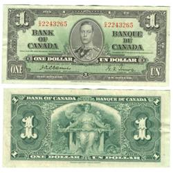 1937 Bank of Canada $1 -aEF