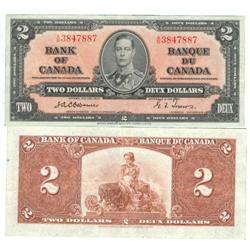 1937 Bank of Canada $2-EF