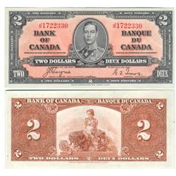 1937 Bank of Canada $2-AU