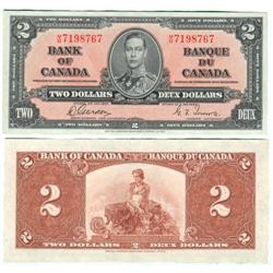 1937 Bank of Canada $2-Unc