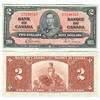 Image 1 : 1937 Bank of Canada $2-Unc