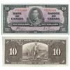 Image 1 : 1937 Bank of Canada $10-CCGS AU50