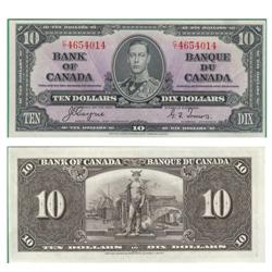 1937 Bank of Canada $10-CCGS Unc63