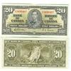 Image 1 : 1937 Bank of Canada $20-Unc
