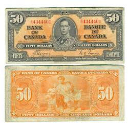 1937 Bank of Canada $50-Fine