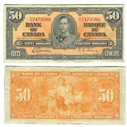 1937 Bank of Canada $50-Fine