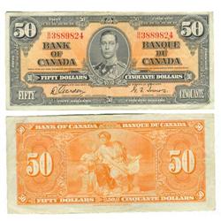 1937 Bank of Canada $50-F/VF