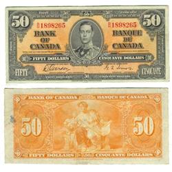 1937 Bank of Canada $50-VF