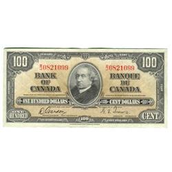1937 Bank of Canada $100-EF