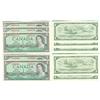 Image 1 : 1954 Bank of Canada $1's-Unc
