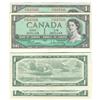 Image 1 : 1954 Bank of Canada $1Consecutive Run-Unc