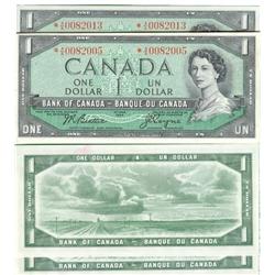 1954 Bank of Canada *$1 Sequence Run-Unc