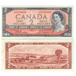 1954 Bank of Canada $2-Unc