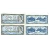 Image 1 : 1954 Bank of Canada $5 Pair - Unc