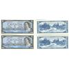 Image 1 : 1954 Bank of Canada $5 Sequence Pair-Unc