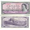 Image 1 : 1954 Bank of Canada $10 Devil Face-aUnc