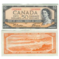 1954 Bank of Canada $50-EF+