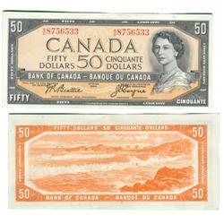 1954 Bank of Canada $50-Unc