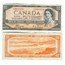 1954 Bank of Canada $50 Devil Face-Unc