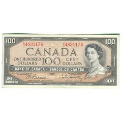 1954 Bank of Canada $100-EF