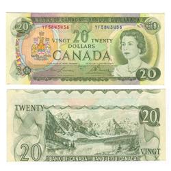 1969 Bank of Canada $20 Error