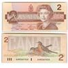 Image 1 : 1986 Bank of Canada $2 - Unc