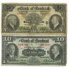 Image 1 : 1935 Bank of Montreal $5 & $10-VG/F+