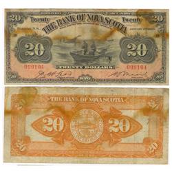 1929 Bank of Nova Scotia $20 - aVF