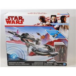 STAR WARS RESISTANCE SKI SPEEDER WITH CAPTAIN