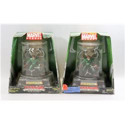 PAIR OF MARVEL HEROES DOCTOR OCTOPUS FIGURES