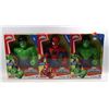 Image 1 : LOT OF 3 PLAY SCHOOL HEROES MARVEL SUPERHERO