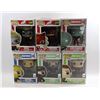 Image 1 : LOT OF 6 ASSORTED FUNKO POPS- GAMES VARIETY PACK;