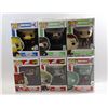 Image 1 : LOT OF 6 ASSORTED FUNKO POPS- GAMES VARIETY PACK;
