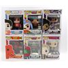 Image 1 : LOT OF 6 ASSORTED FUNKO POPS- VARIETY PACK;