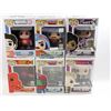 Image 1 : LOT OF 6 ASSORTED FUNKO POPS- VARIETY PACK;