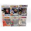 Image 1 : LOT OF 6 ASSORTED FUNKO POPS- VARIETY PACK;