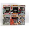 Image 1 : LOT OF 6 ASSORTED FUNKO POPS- VARIETY PACK;