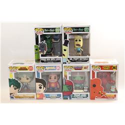 LOT OF 6 ASSORTED FUNKO POPS- VARIETY PACK;