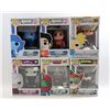 Image 1 : LOT OF 6 ASSORTED FUNKO POPS- VARIETY PACK;