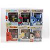 Image 1 : LOT OF 6 ASSORTED FUNKO POPS- VARIETY PACK;