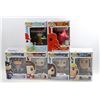 Image 1 : LOT OF 6 ASSORTED FUNKO POPS- VARIETY PACK;